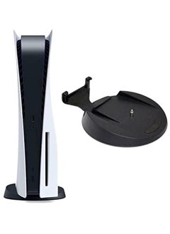 اشتري PS5 Stand, Replacement Vertical Stand with Screw for Playstation 5 Console Digital/Disc Version, Vertical stand في الامارات