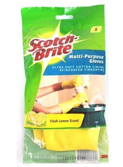 Buy Scotch-Brite Strong Gloves Small Size | Heavy Duty | Reusable gloves| Protect your hands| Waterproof | Tear-Proof| Excellent Grip| Touch-Sensitive | Comfortable Fit | Gloves Kitchen | 1 pair/pack in Saudi Arabia