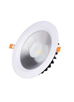 Buy Milano Illumina Led Downlight 30W Warm Colors Aluminium - Ceiling Light, Panel Lights, Spotlight, For Living Room, Dining Room, Offices - L 22.5 X W 22.5 X H 6.5 Cm - White in UAE