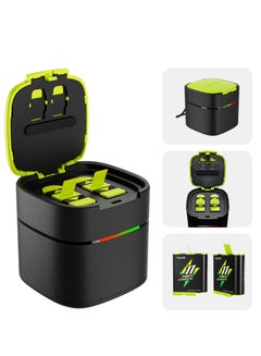 Buy TELESIN Fast Charging Kit with 2-Pack Fast Charging Batteries for GoPro HERO11 HERO10 HERO9 in UAE