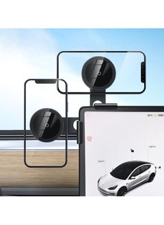 Buy Magnetic Tesla Phone Mount, Car Central Control Screen Hanging Bracket Suitable, for Tesla Model S/3/X/Y Magnetic Adsorption Phone Holder, Compatible with iPhone, Samsung and Other Phones in Saudi Arabia