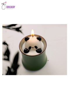 Buy Bamboo Panda Scented Candle, Animal Simulation Candle, Berry Flavor in Saudi Arabia