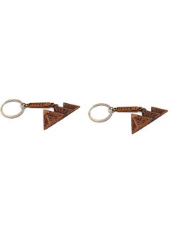 Buy 2 pieces of immatgar pharaonic Egyptian 3 Pyramids keychain with ankh key Egyptian souvenirs gifts Inspired Gift from Egypt ( Burnt Red ) in Egypt