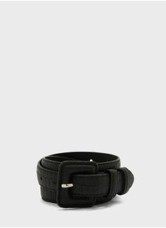 Buy Square Buckle Croc Belt in UAE