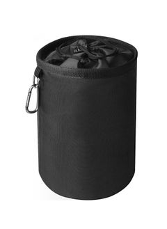 اشتري Peg Bag, Black Large Peg Bag with Closing Cord and Hanging Snap Hook, Peg Bag for Laundry Clothes Pegs, Indoor Outdoor Pegs Organizer Storage Use, Black 7.8 X 7.8 X 11 Inch في الامارات