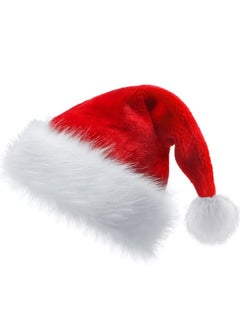 اشتري New Festival Decoration Plush Festival Hat Santa Claus Hat Festival Supplies For Children في الامارات