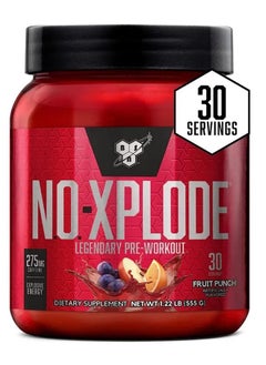 Buy Bsn N.o.-Xplode Legendary Pre-workout Supplement With Creatine Watermelon Fruit Punch 30 Servings 555 Gram in UAE