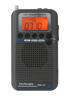 Buy Portable Mini Radio V581 Black in UAE