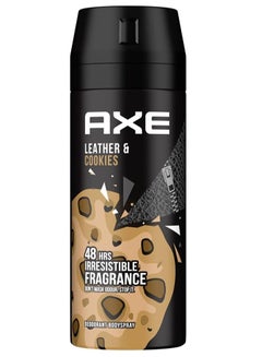 Buy Axe Body Spray Deodorant for Leather & Cookies, for 48 hours Irresistible Fragrance, 150ml in UAE