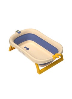 اشتري Baby Foldable Bathtub Collapsible Washbasin- Blue في الامارات