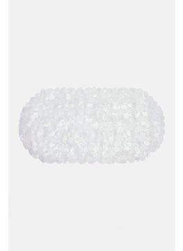 اشتري Frosted Pebble PVC Bath Mat, Transparent في السعودية