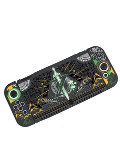 Buy IINE Protective Case Zelda Compatible with Nintendo Switch OLED, Zelda Tears of The Kingdom Hard Shell Black Shockproof Cover Joy Con Skin for Switch OLED New Model (Black) in Saudi Arabia