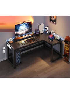 Buy Computer and Multifunction Table Home Office Workstation 140X100 cm (Right Corner) in UAE