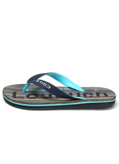 اشتري New Mens Beach Flip-Flops Summer Anti-Slip PVC SandalsDark Blue Dark Blue في السعودية