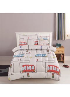 Buy Children's Summer Comforter Set From Hours Made Of Soft And Comfortable Fabric Consisting Of 4 Pieces in Saudi Arabia