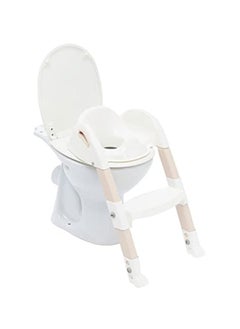 اشتري Kiddyloo Toilet Seat W/ Step White في الامارات