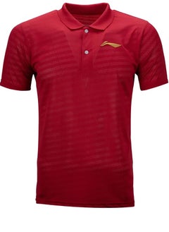 Buy LN SOLID POLO-T-SHIRTS (RED) (ATST691-7-XL) in UAE