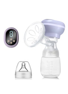 Buy Electric Breast Pump Portable Anti-Backflow with 3 Modes & 9 Levels Rechargeable Nursing Breast Pumps with LED Display Purple in Saudi Arabia