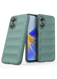 Buy GOLDEN MASK Compatible With Oppo A17 / A18 Magic Case ShockProof (Green) in Egypt