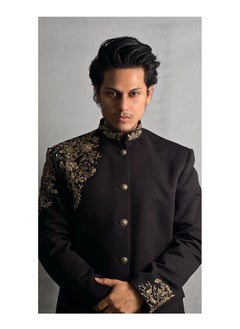 Buy Happy Goel fashion Designer Men's embroided Suit in UAE