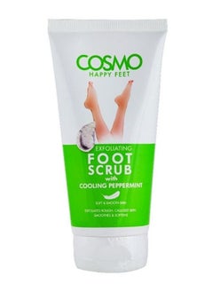 Buy COSMO HAPPY FEET EXFOLIATING FOOT SCRUB WITH COOLING PEPPERMINT 150ML in Saudi Arabia