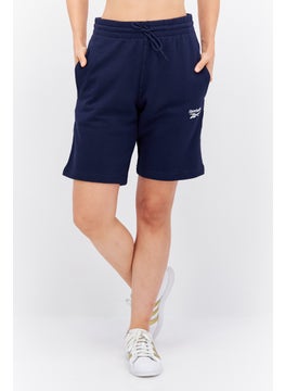 اشتري Women Sports Fit Drawstring Training Short, Navy في الامارات