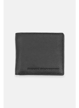 اشتري Men Brand Logo Wallet And Key Ring Gift Set, Black في الامارات