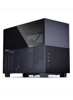 Buy Lian Li Q58 Black Color SPCC/Aluminum/Tempered Glass Mini Tower Computer Case in Saudi Arabia