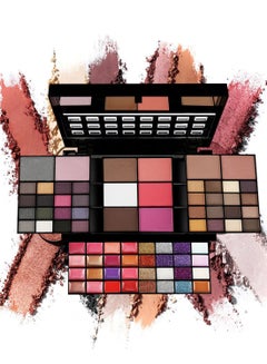 Buy All in One Makeup Kit Includes Eyeshadow Lipstick Concealer Blush Contouring Mirror and Brushes Professional Full Must-Have Starter Makeup Gift Set for Women and Girl in Saudi Arabia