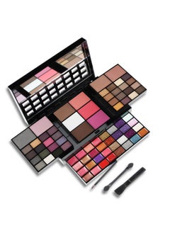 Buy All in One Makeup Kit Includes Eyeshadow Lipstick Concealer Blush Contouring Mirror and Brushes Professional Full Must-Have Starter Makeup Gift Set for Women and Girl in Saudi Arabia