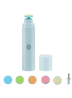 Buy Electric Nail File Trimmer With Vibration Motor and Different Grinding and Polishing Heads for Newborn in UAE