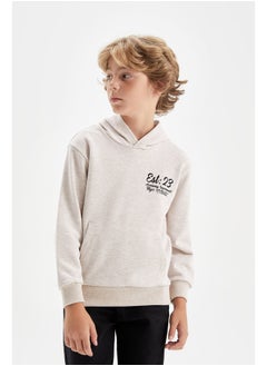 اشتري Boy Knitted Regular Fit Hooded Long Sleeve Sweatshirt في مصر