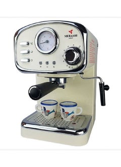 اشتري Espresso Coffee Machine - 20bar 1100 W With High Pressure 1.2 Liter White في الامارات