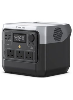 اشتري EF ECOFLOW Portable Power Station RIVER 2 Pro ، 768Wh LiFePO4 بطارية ، 70 دقيقة شحن سريع ، 4X800W (X-Boost 1600W) منافذ تيار متردد ، مولد للطاقة الشمسية للتخييم في الهواء الطلق في الامارات