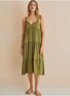 Buy Strappy Tiered Nightdress in UAE