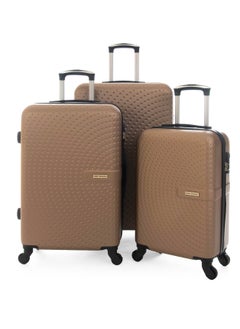 اشتري NEW TRAVEL HARD Luggage set 3 pieces size 28/24/20  inch BR1097/3P في السعودية