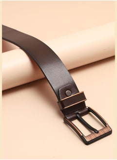 Buy Casual Solid PU Leather Waist Belt For Men in UAE