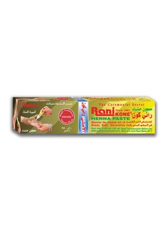 Buy Henna Mehndi Body Glitter Paste Red in UAE