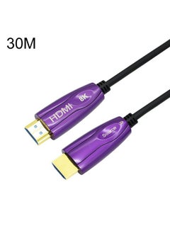 Buy HDMI 2.1 8K 60HZ HD Active Optical Cable Computer Screen Conversion Line, Cable Length: 30m in UAE