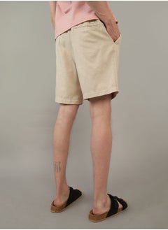 Buy AE 7" Linen-Blend Lived-In Trekker Short in UAE