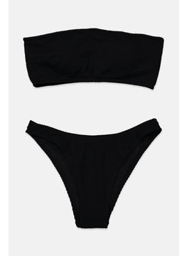 اشتري Women 2 Piece Padded Bikini Set, Black في السعودية