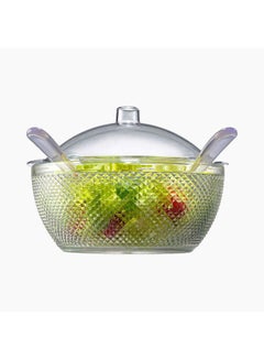 Buy Acrylic Salad Bowl With Server And Led in Egypt