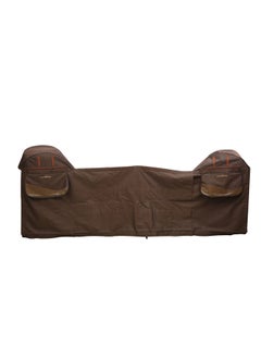 Buy Wndbreak between two Wheel for all cars, Wheel windbreak, Brown*Sandy, Size 235*117*25Cm in Saudi Arabia