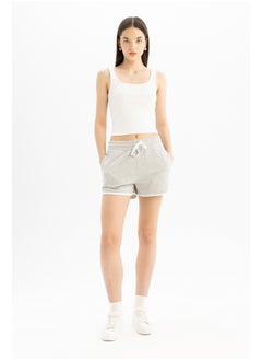 Buy Woman Regular Fit Knitted Shorts in Egypt