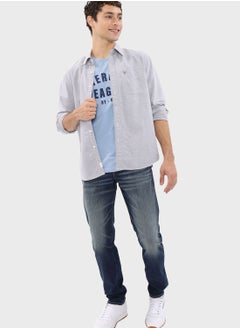 Buy Pocket Detail Button Down Shirt in UAE