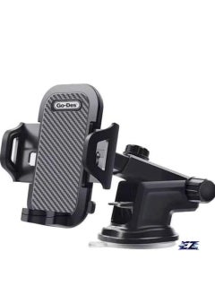 اشتري Eltrazone Car Mobile Holder – 360° Rotation & Adjustable Stand for Dashboard, Windshield, and Air Vent (Black) في الامارات