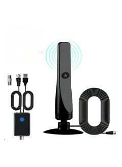 Buy Tv Antenna, Tv Antenna Signal Booster, Suction Cup Tv Antenna, New Tv Antenna, TV Antenna for Indoor, Easy to Use, with Coax Cable, 16.4FT Coax HDTV Cable, Tv Antenna for Smart Tv and All Older in UAE