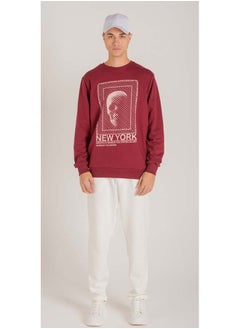 Buy Front Print Basic Sweatshirt in Egypt