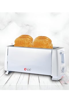 Buy Electric Toaster Maker 4 Slices1300 Watt White in UAE