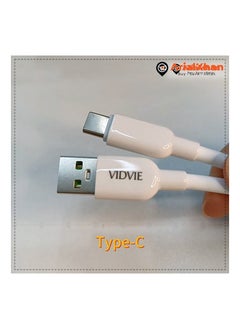 Buy Real Silicone Type C Fast Charging Data Cable(VIDVIE-CB4025T) in Egypt